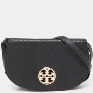 Tory Burch Black Leather Jamie Crossbody Bag